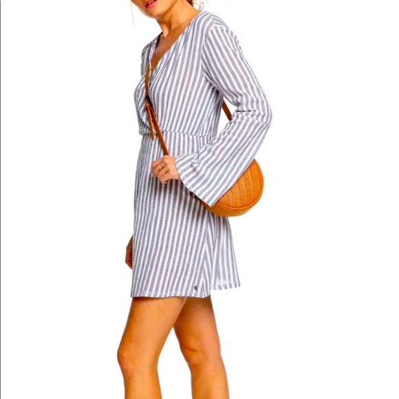 J. Crew Dresses & Skirts - J. Crew Shirt Mini Dress Vertical Stripe - Size: S
